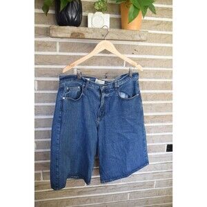 Women's Size 14 Universal Thread High-Rise Relaxed Fit Long Denim Shorts jorts